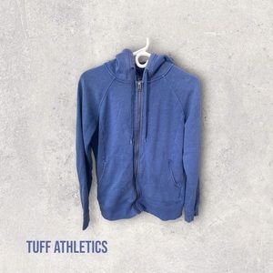 4/$20🌿Tuff Athletics blue zip up hoodie